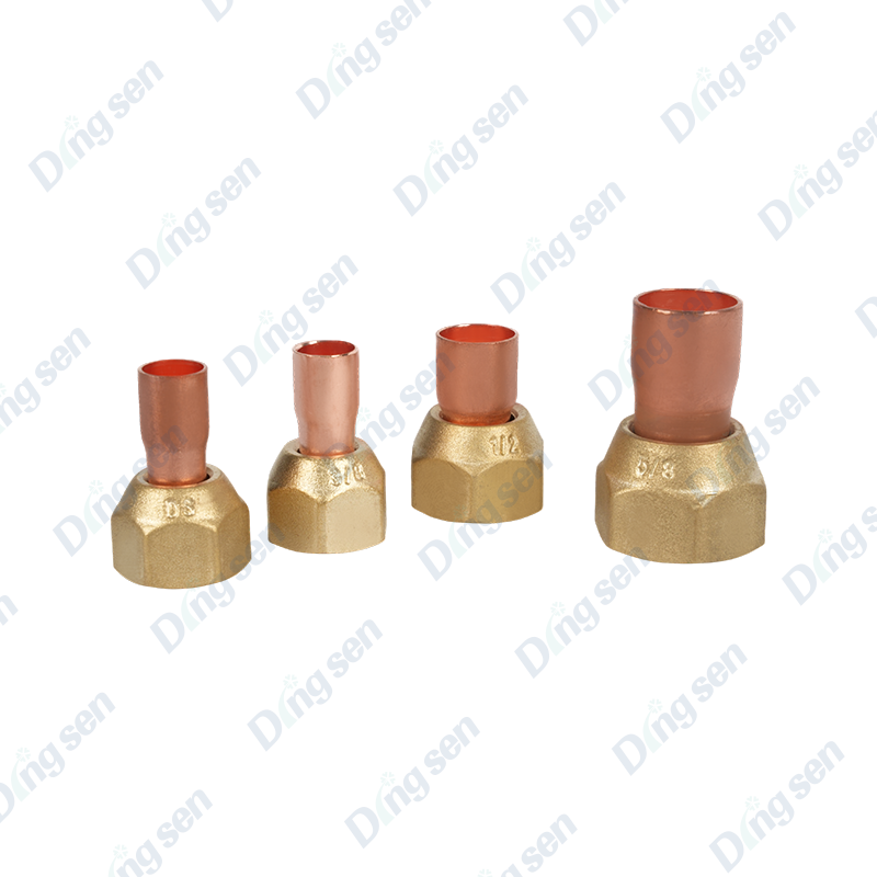 Komvormige koperen leidingconnector voor airconditioning