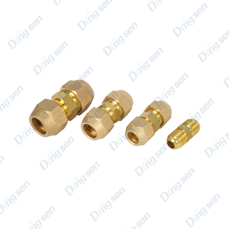 Airconditioning koperen pijp dubbele connector