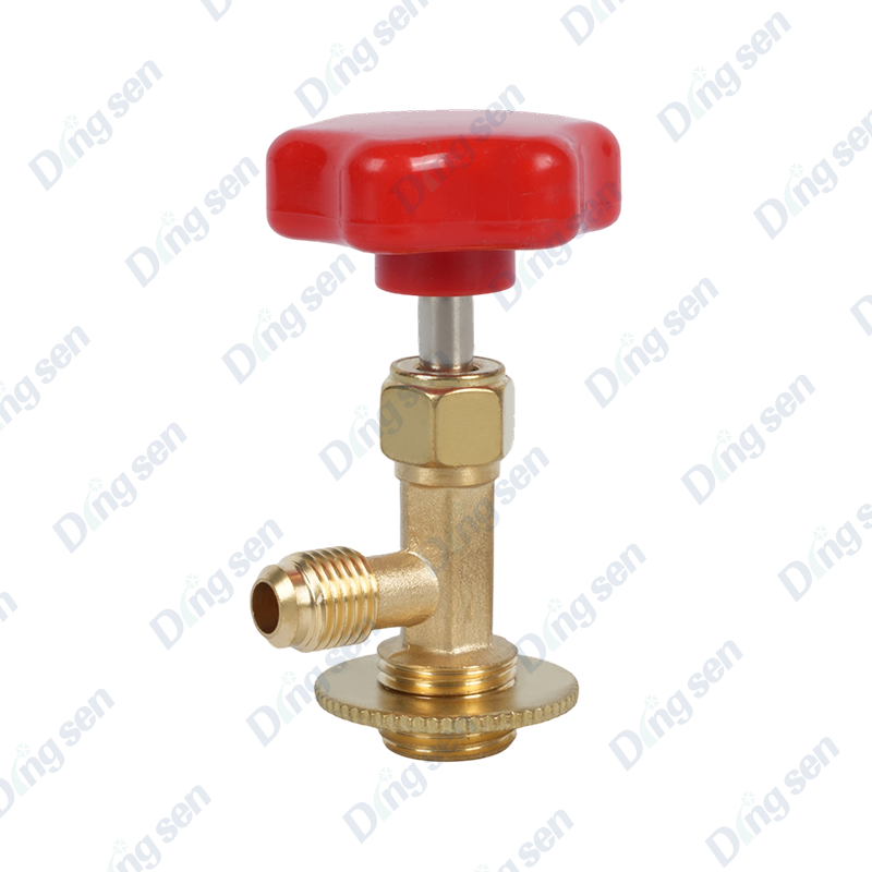 Koelmiddelflesopener met metalen knop