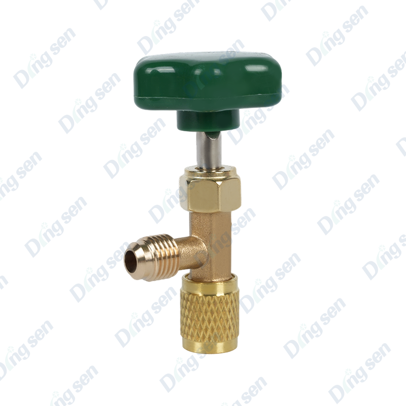 Koelmiddelflesopener met metalen knop