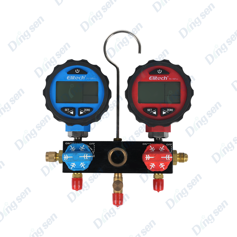 Fluor-oplaadmeter voor auto-airconditioning